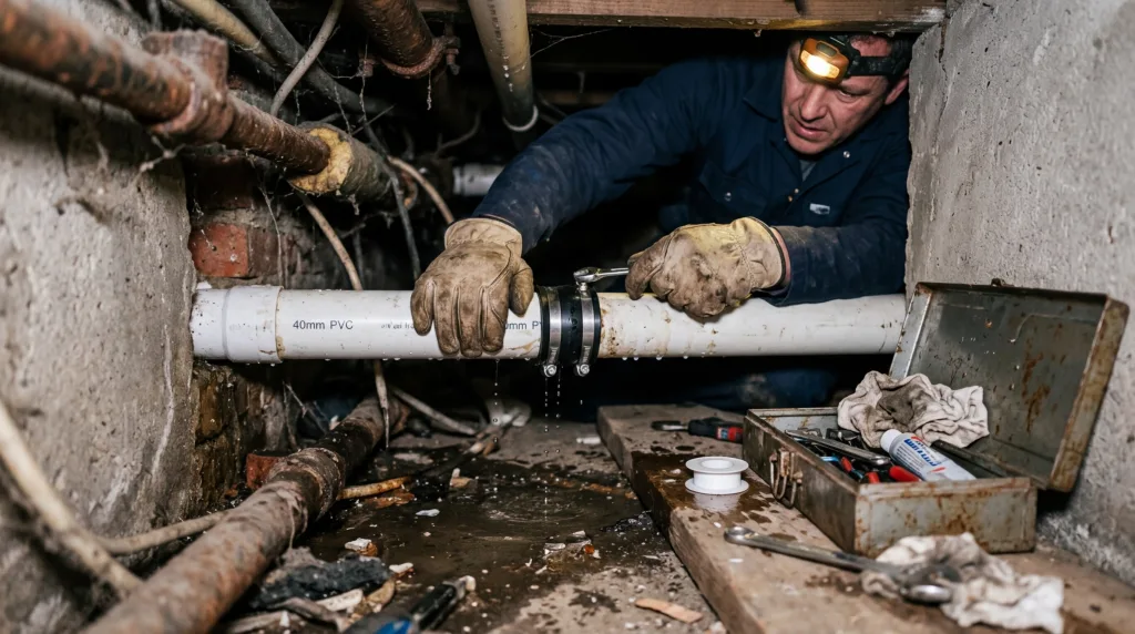 découvrez des méthodes efficaces pour réparer une fuite sur un tuyau pvc inaccessible et éviter les dégâts d'eau rapidement.