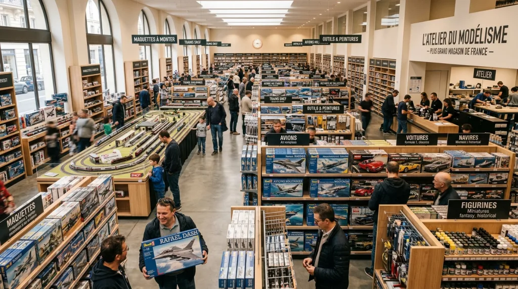 découvrez le plus grand magasin de modélisme en france, un véritable paradis pour les passionnés avec un large choix de modèles réduits, accessoires et conseils experts.