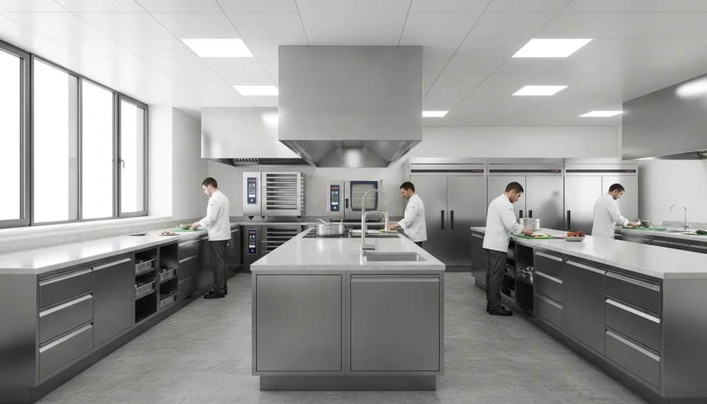 coream cuisine, spécialiste en aménagement de cuisines professionnelles, conçoit et équipe des espaces culinaires optimisés pour les restaurateurs et les professionnels de la gastronomie.