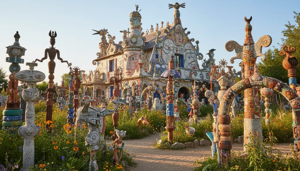 découvrez la maison robert tatin, un lieu unique mêlant art brut et décoration créative, pour un voyage immersif au cœur de la créativité artistique.