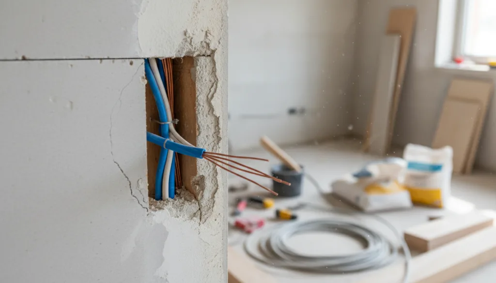 découvrez les normes à respecter pour l'installation de câbles électriques sans gaine dans les murs, garantissant sécurité et conformité à la réglementation.